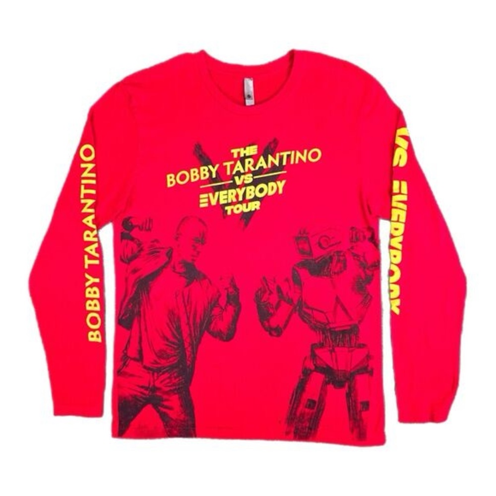 Bobby Tarantino Vs Everybody Tour Concert Shirt Large Long Sleeve